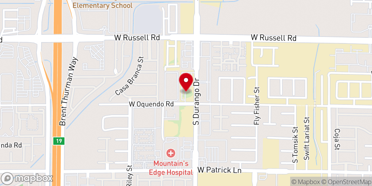 Map showing location of True Happiness Presbyterian Church