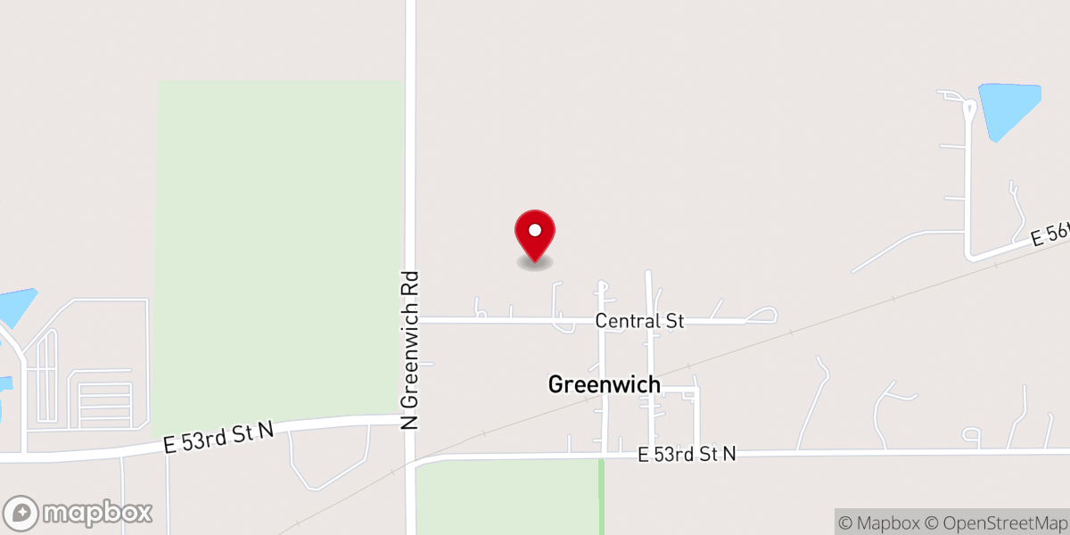 Map showing location of Calvary Assembly of God Church
