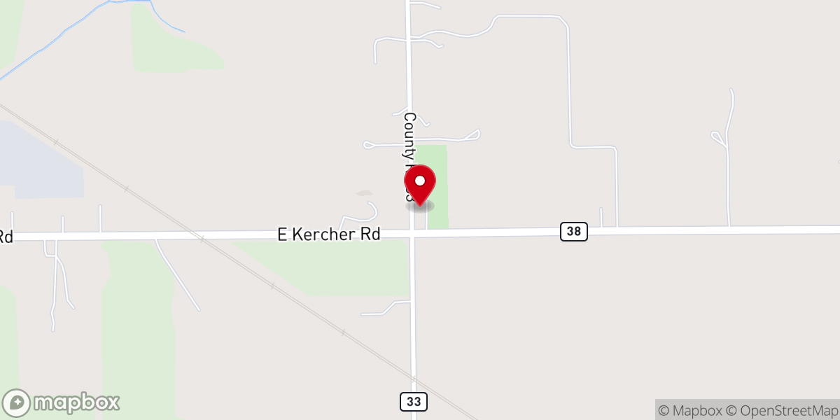 Map showing location of Rock Run Church of the Brethren