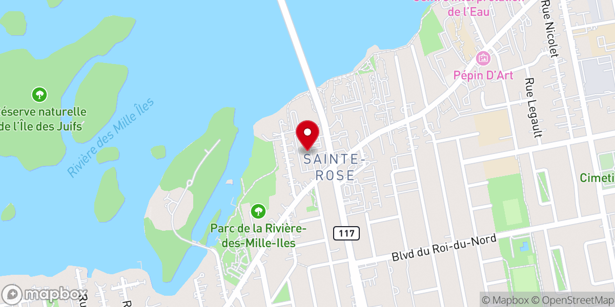 Map showing location of Mosque Aman Laval