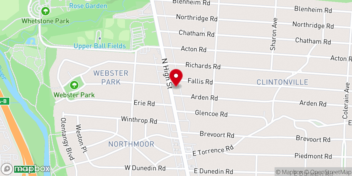 Map showing location of Capital City Church Assembly Of God