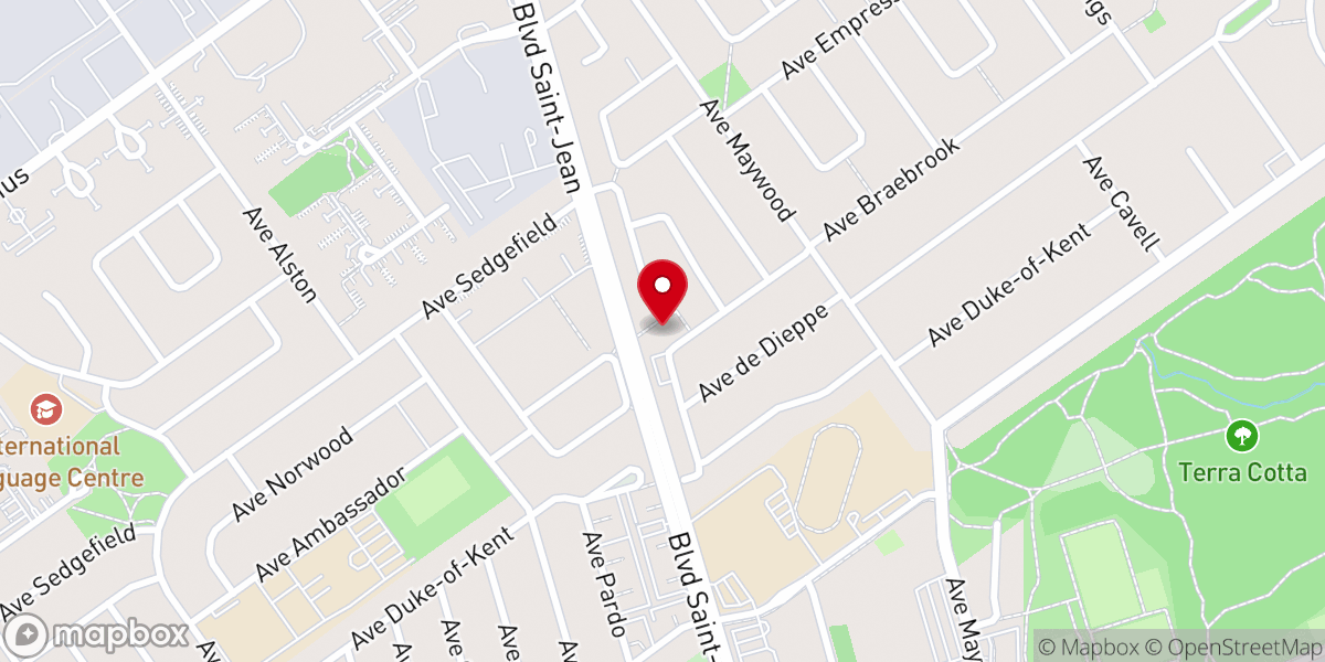Map showing location of Lakeside Heights Baptist Church