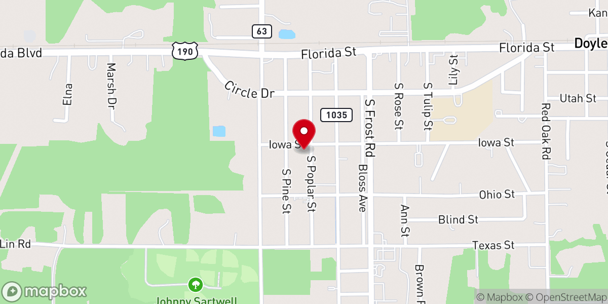Map showing location of Quad Area CAA