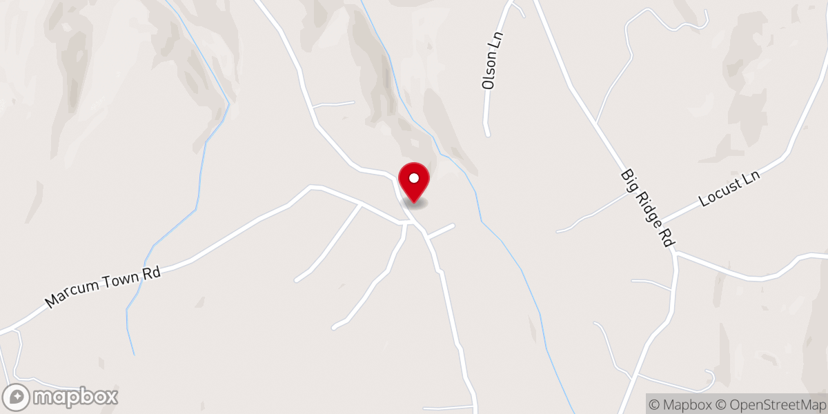 Map showing location of Grave Hill Church
