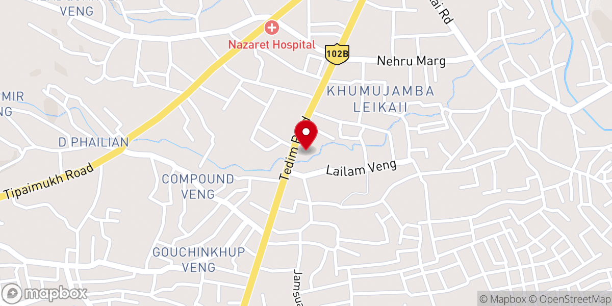 Map showing location of Unity Church