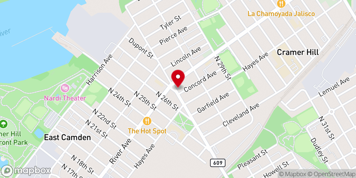 Map showing location of Iglesia Evang. M. Pentecostal Faro Divino