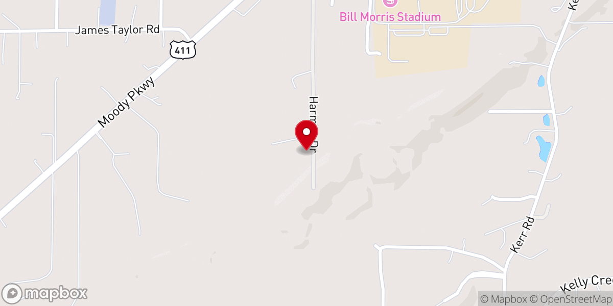 Map showing location of Christian Missions International Ministries Inc