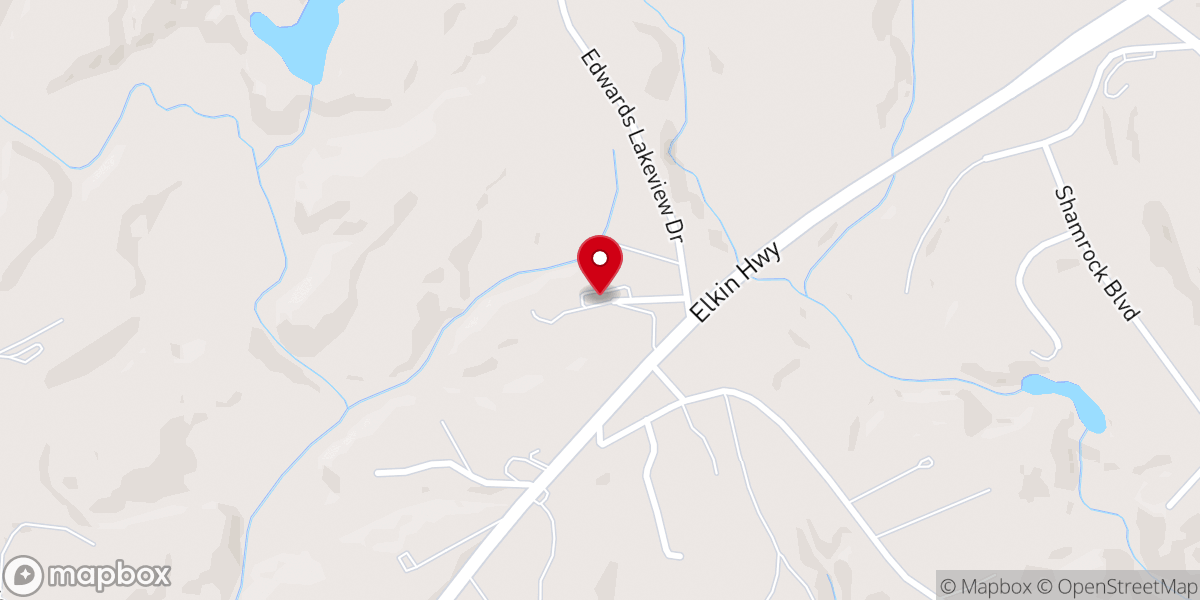 Map showing location of Maple Springs Baptist Church