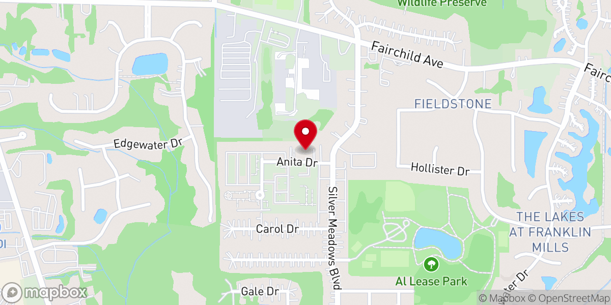 Map showing location of Miller Community House