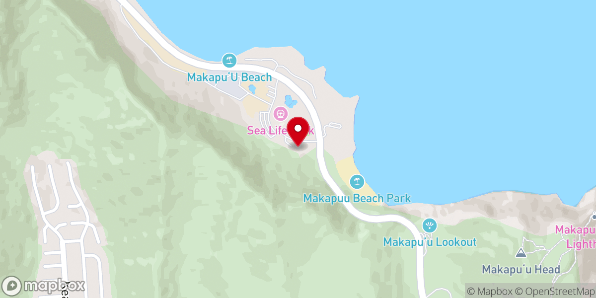 Map showing location of St Catalina Seaside Chapel