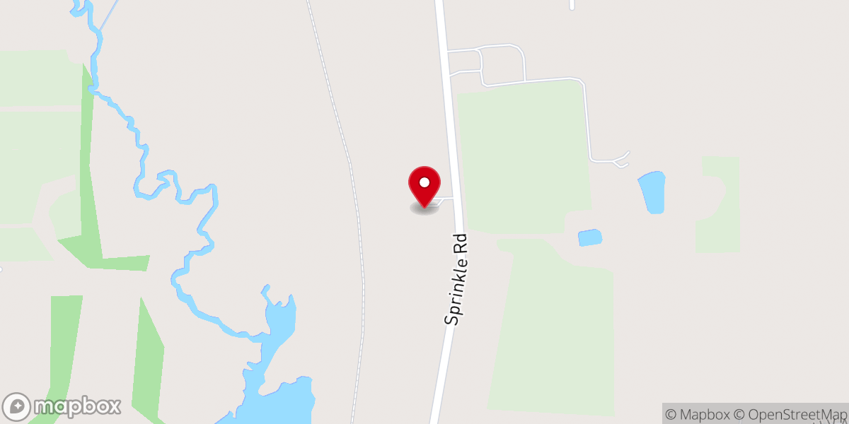 Map showing location of Vicksburg Bible Church