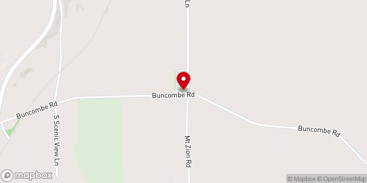 Map showing location of Mount Zion Missionary Baptist Church