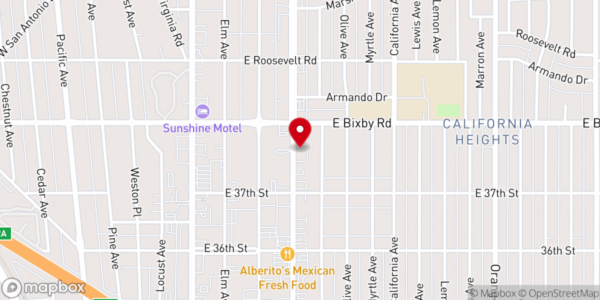 Map showing location of Alan Katz - A Great Wedding Minister