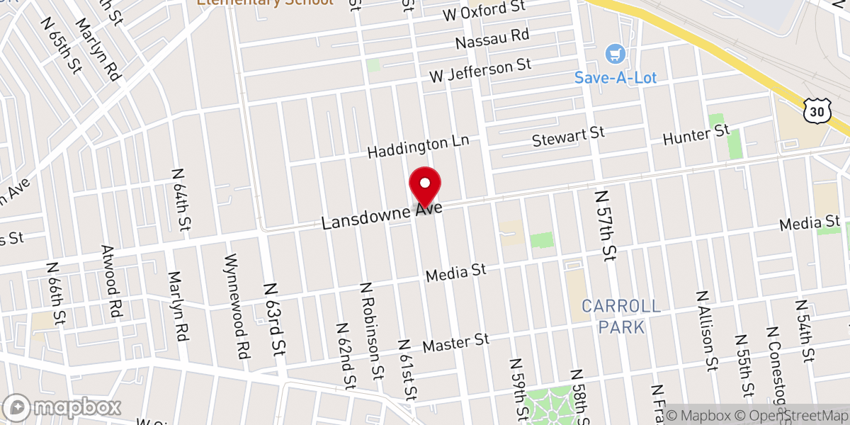 Map showing location of St. Peter's Church of God