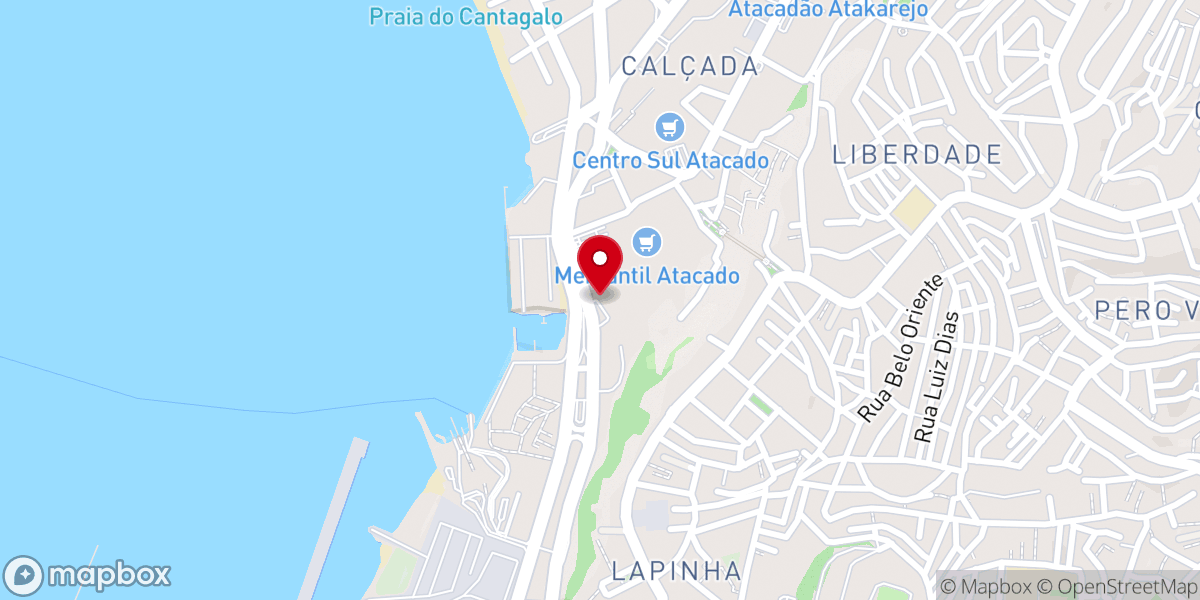 Map showing location of Igreja São Joaquim