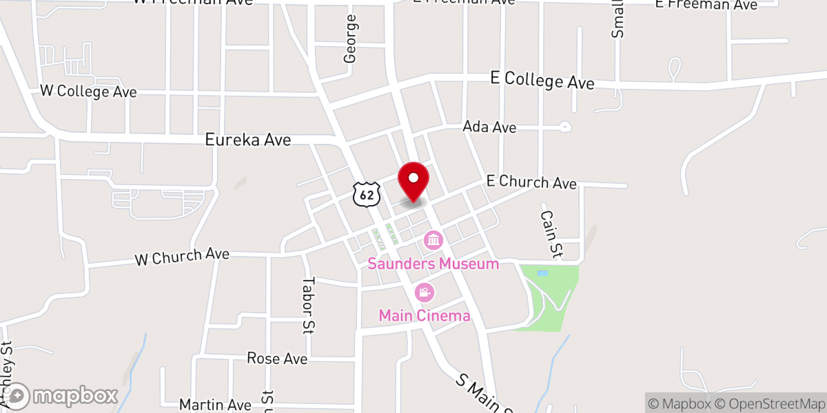 Map showing location of Carlos Cutz Barbershop