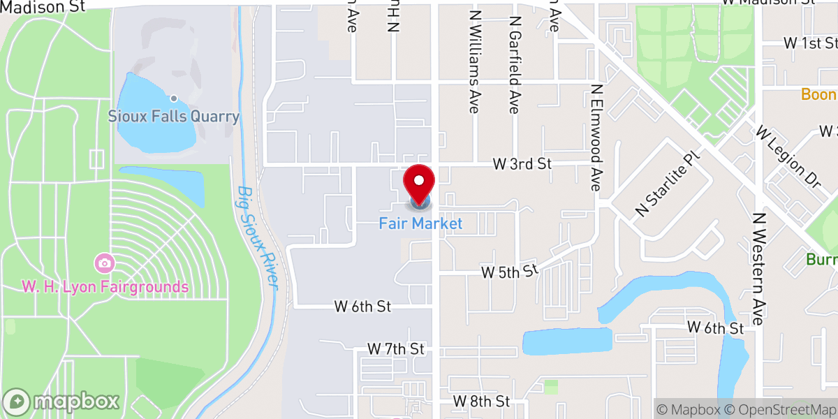 Map showing location of Hope Haven International Ministry