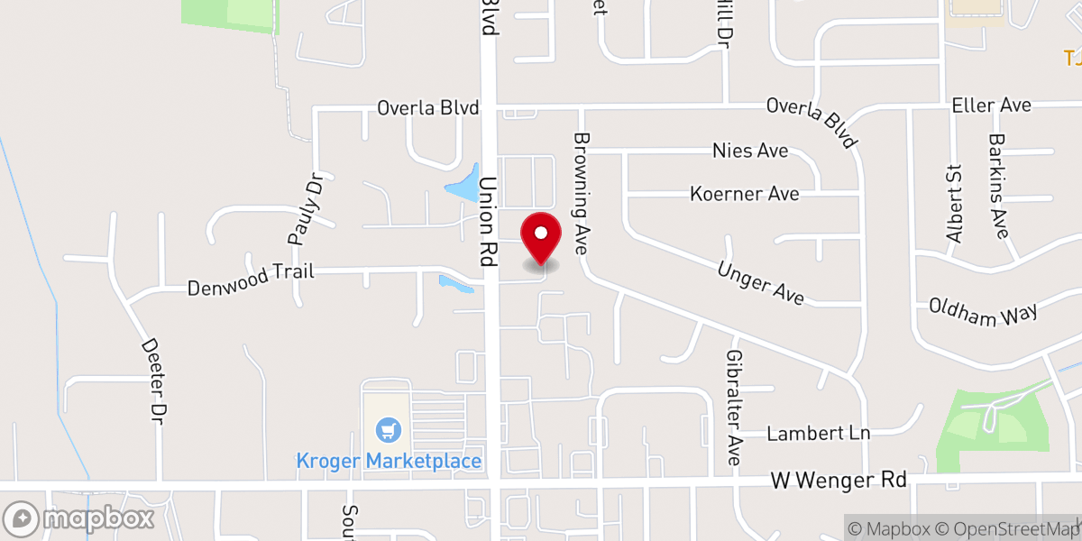 Map showing location of Fairview Brethren In Christ