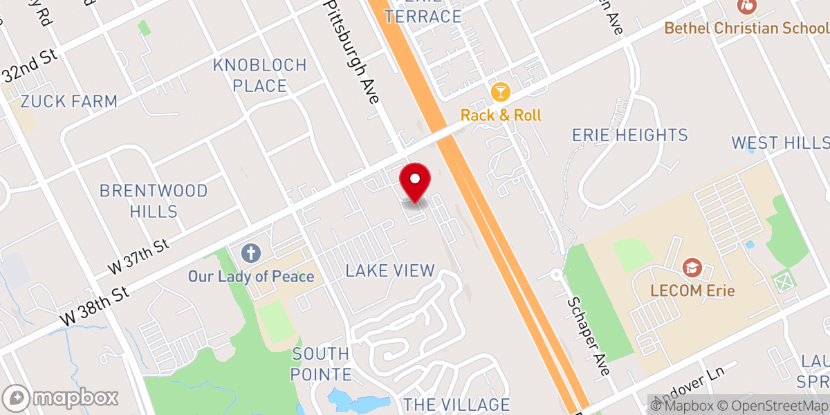 Map showing location of Adventure Church