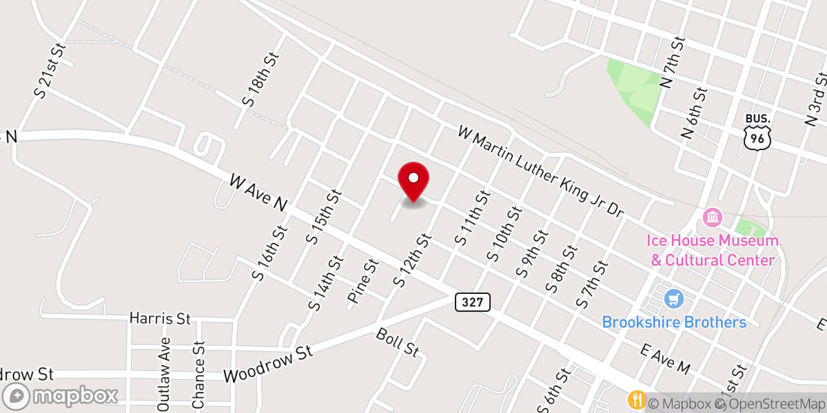 Map showing location of Love Fellowship Outreach Ministries