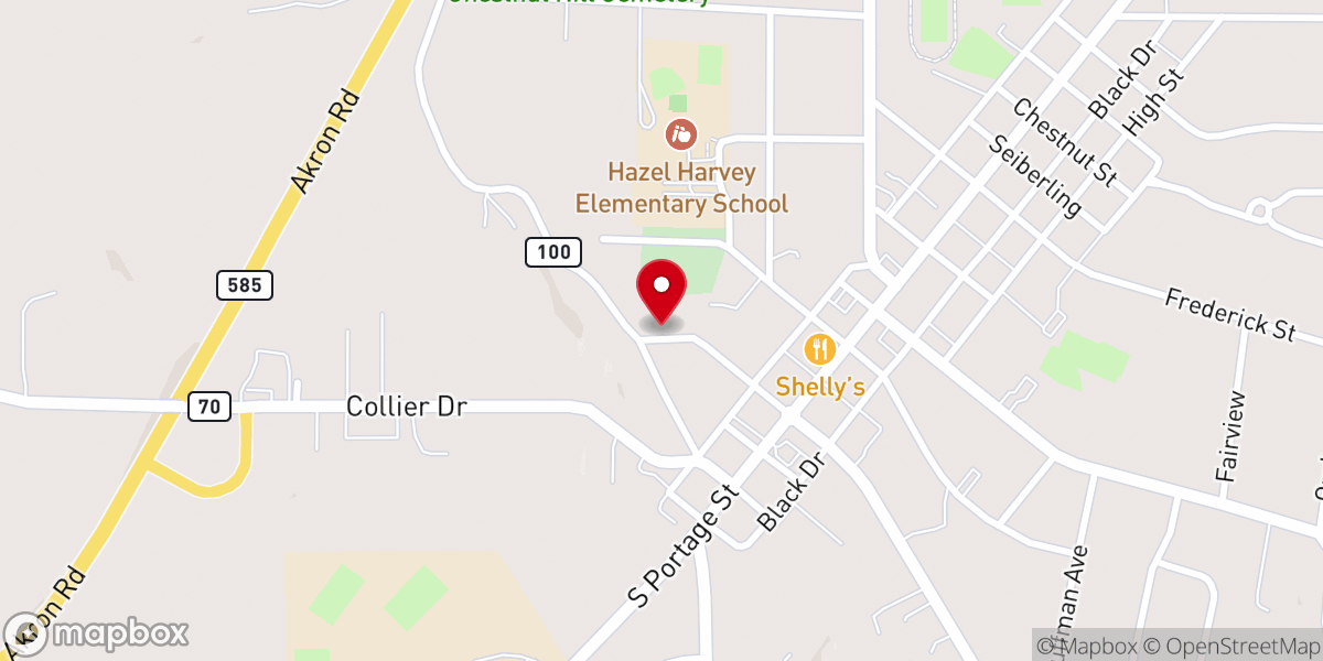 Map showing location of Sts. Peter & Paul Catholic School