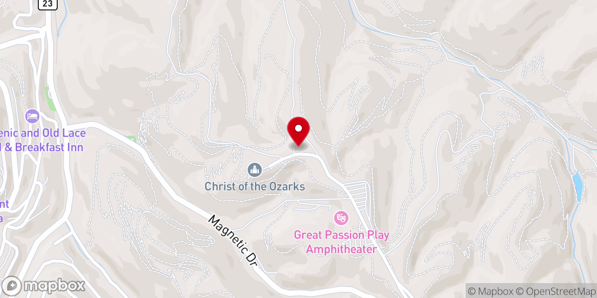 Map showing location of The Church in the Grove