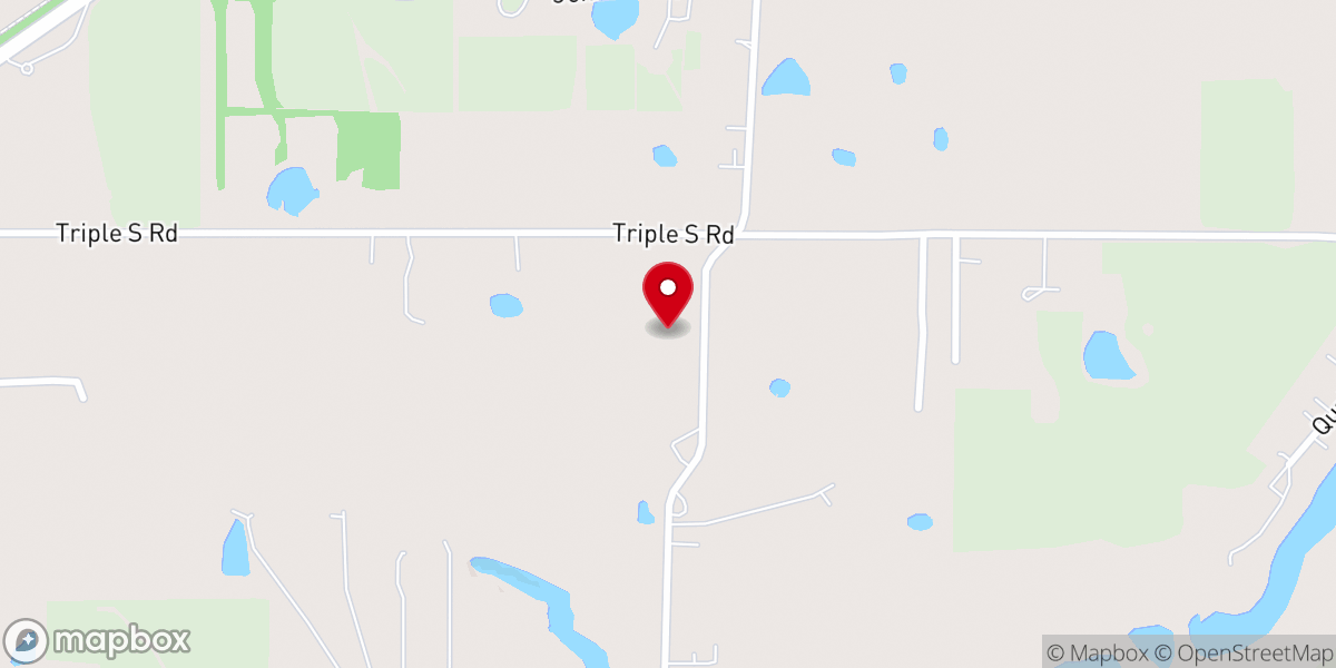 Map showing location of Highview MB Church