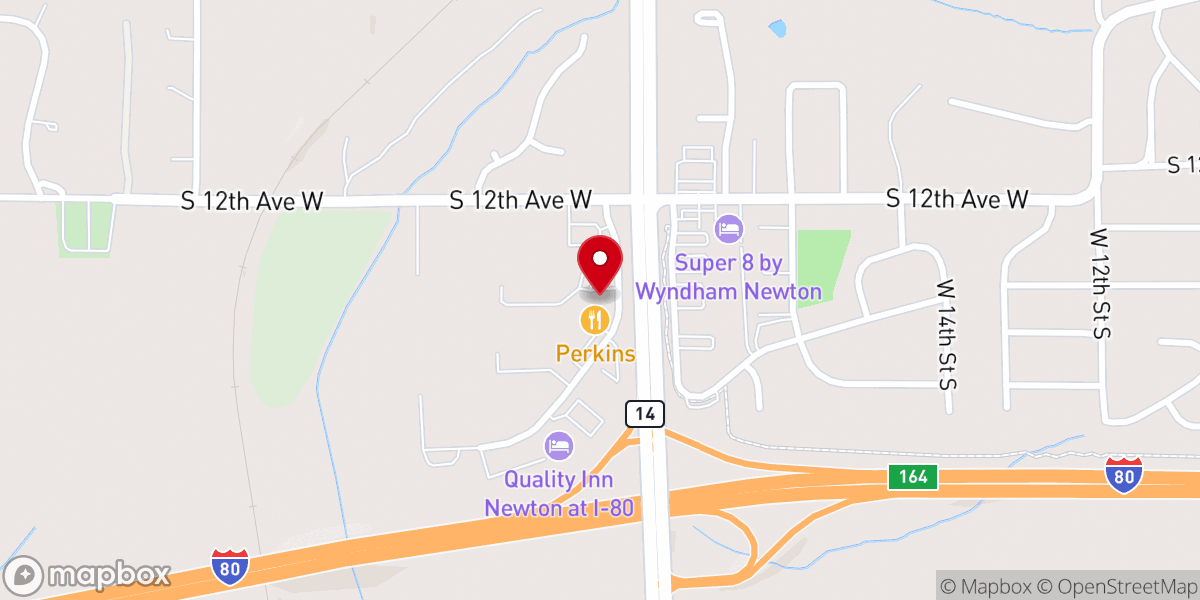 Map showing location of Legends American Grill