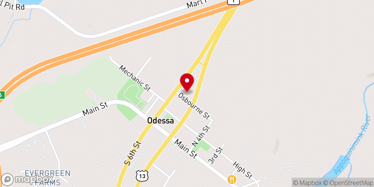 Map showing location of Tree of Life Lutheran Church