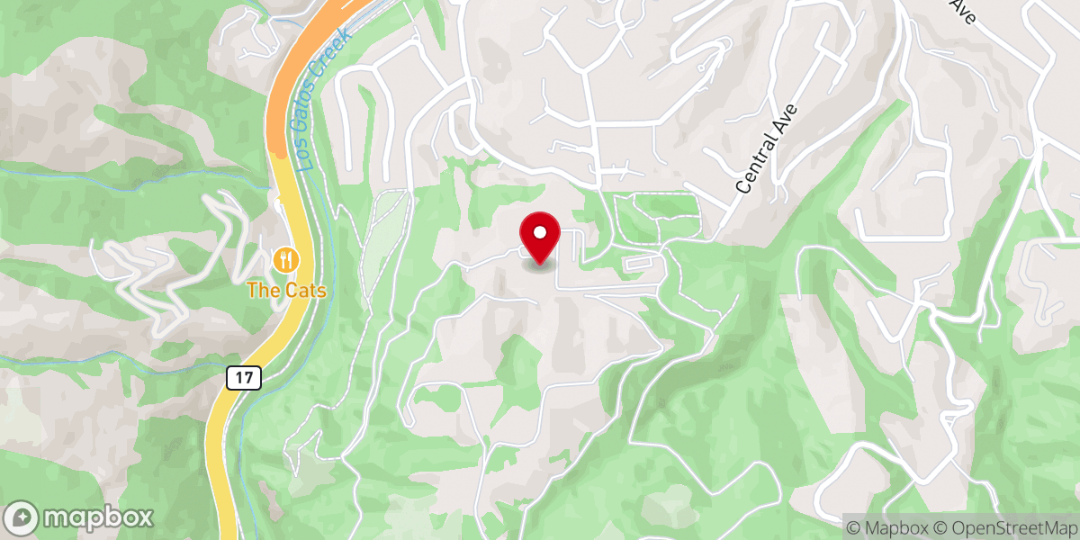 Map showing location of Novitiate of the Sacred Heart