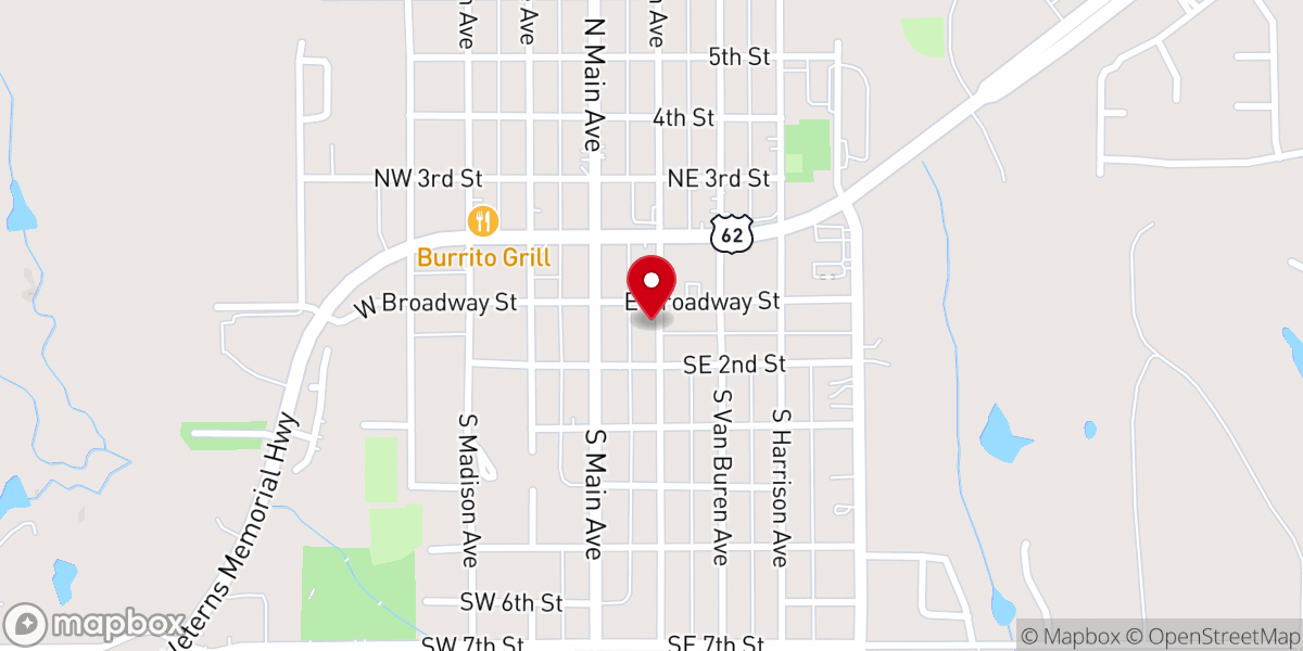 Map showing location of Word of Peace