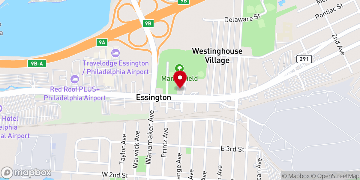 Map showing location of New Life Community Church