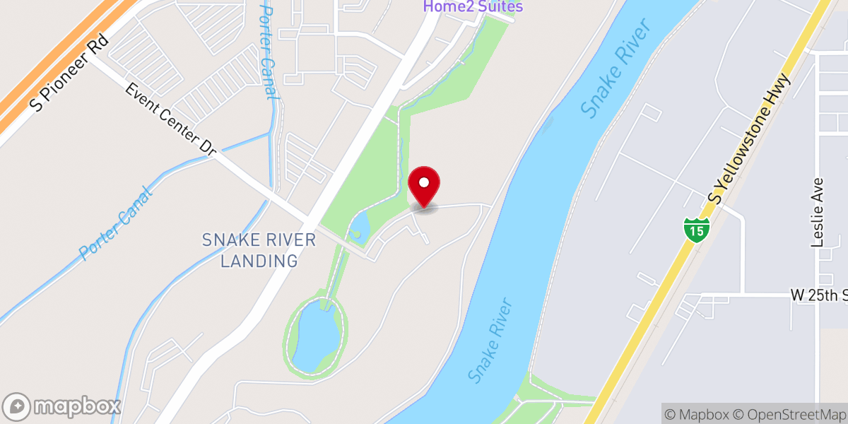Map showing location of The Waterfront at Snake River Landing