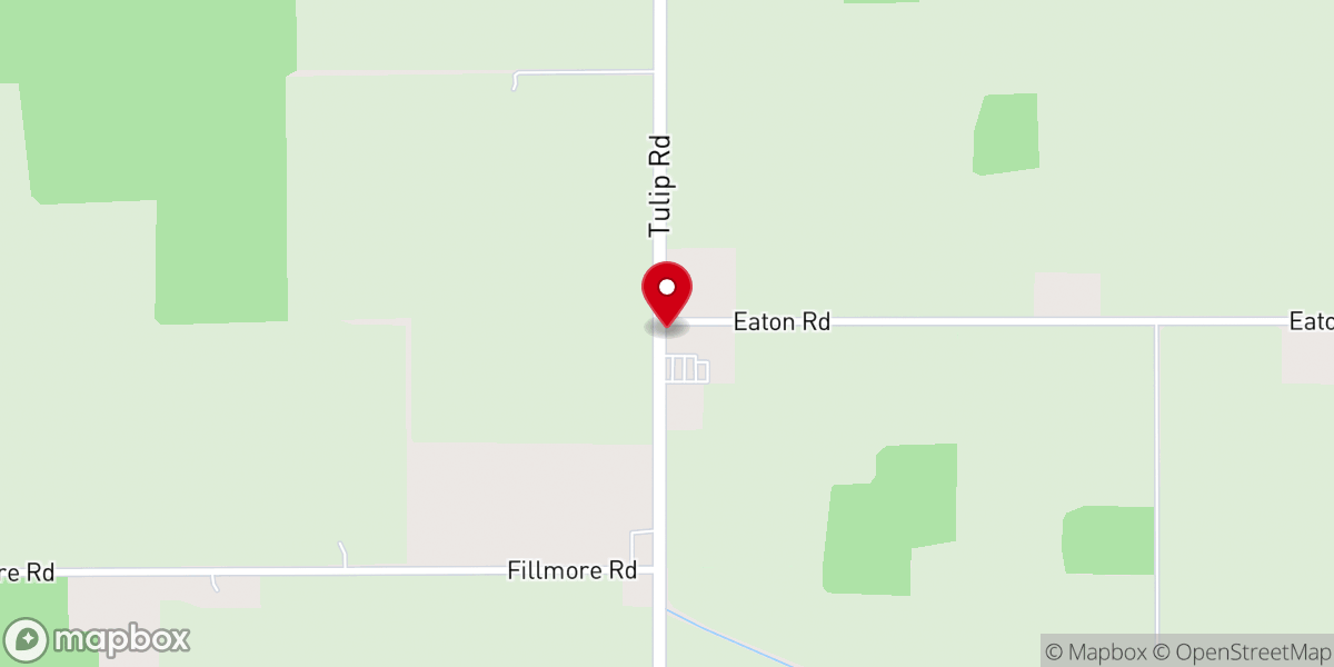 Map showing location of St. Stanislaus Kostka Parish