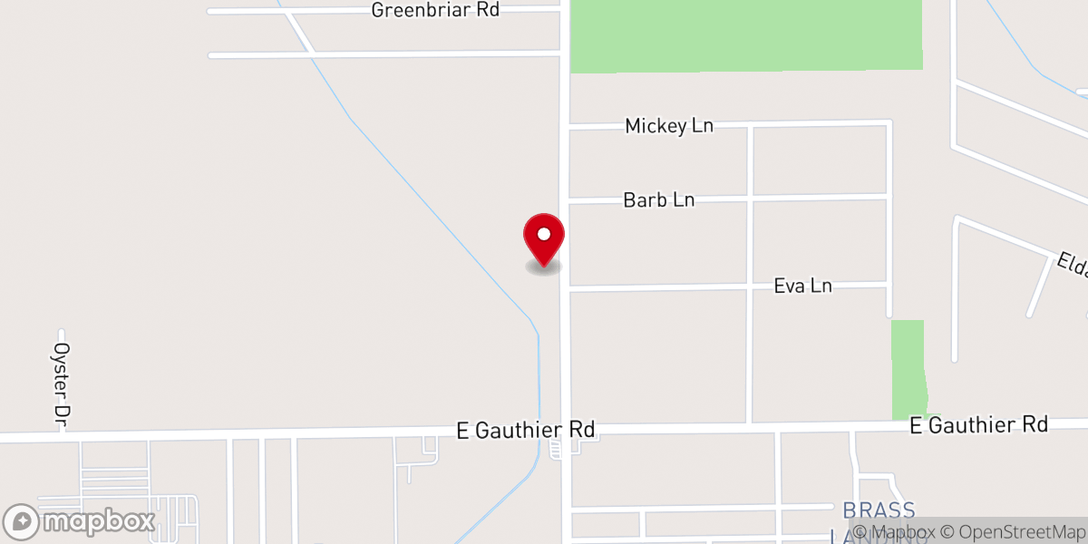 Map showing location of Open Gate Cowboy Church