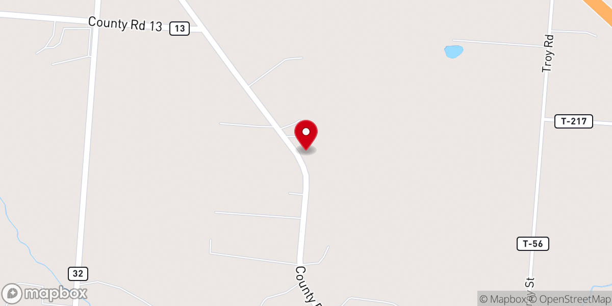 Map showing location of Bellefontaine Seventh-day Adventist Church