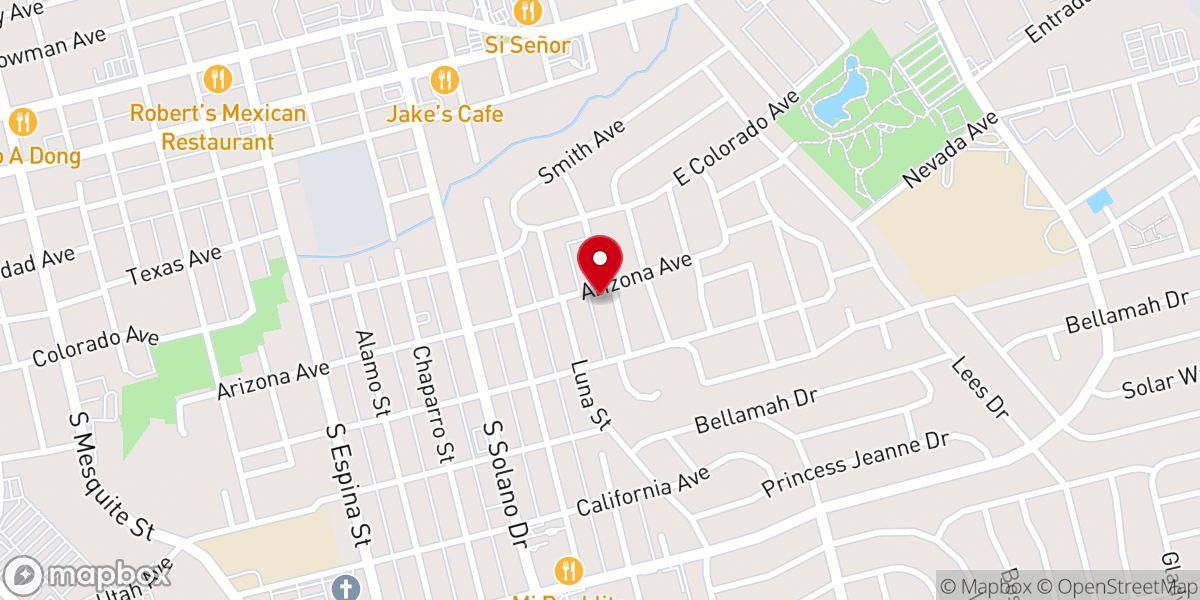 Map showing location of Fountain of Life Apostolic Church