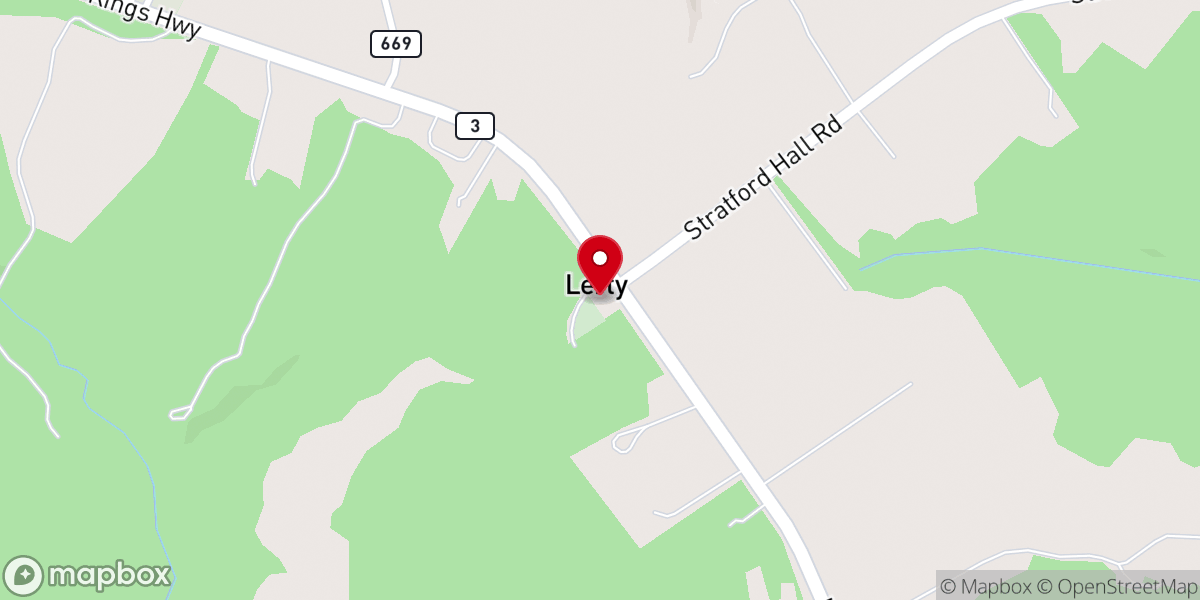 Map showing location of Our Lady of Good Hope Church at Stilfontein Priory
