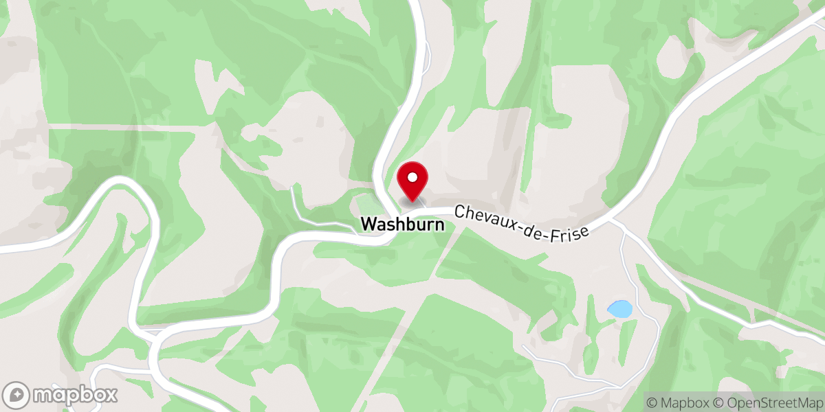 Map showing location of Indian Creek Church