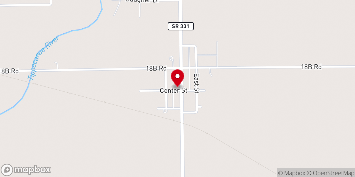 Map showing location of Grace Outreach Fellowship