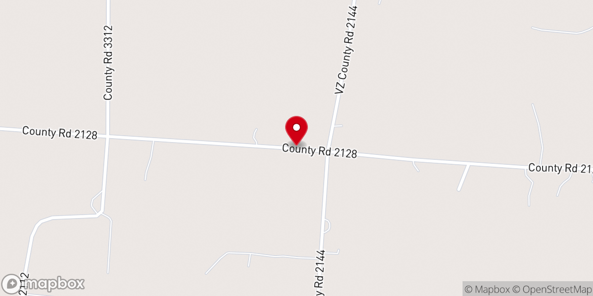 Map showing location of Hayden Baptist Church