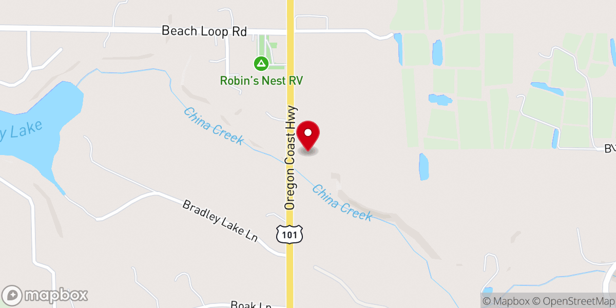 Map showing location of Pacific Community Church