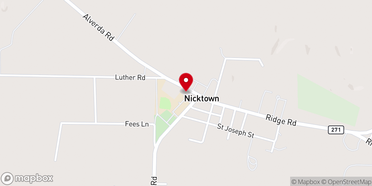 Map showing location of St Nicholas Rectory