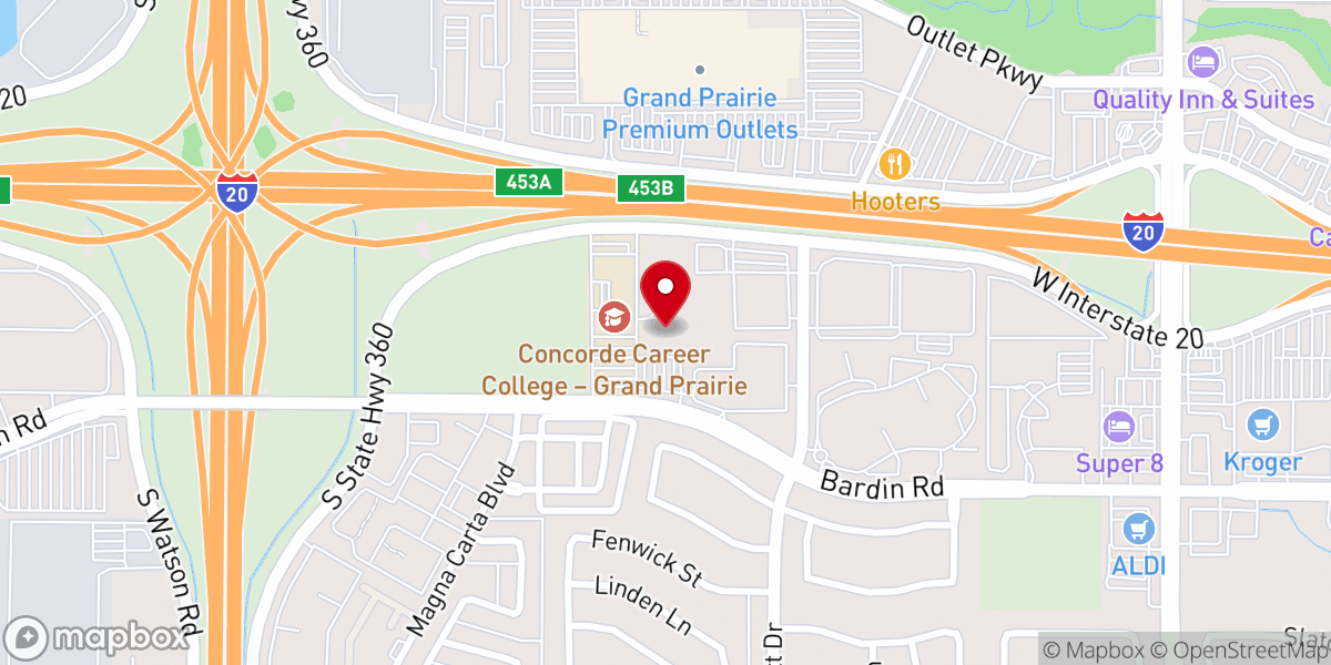 Map showing location of CrossPoint Church of Christ