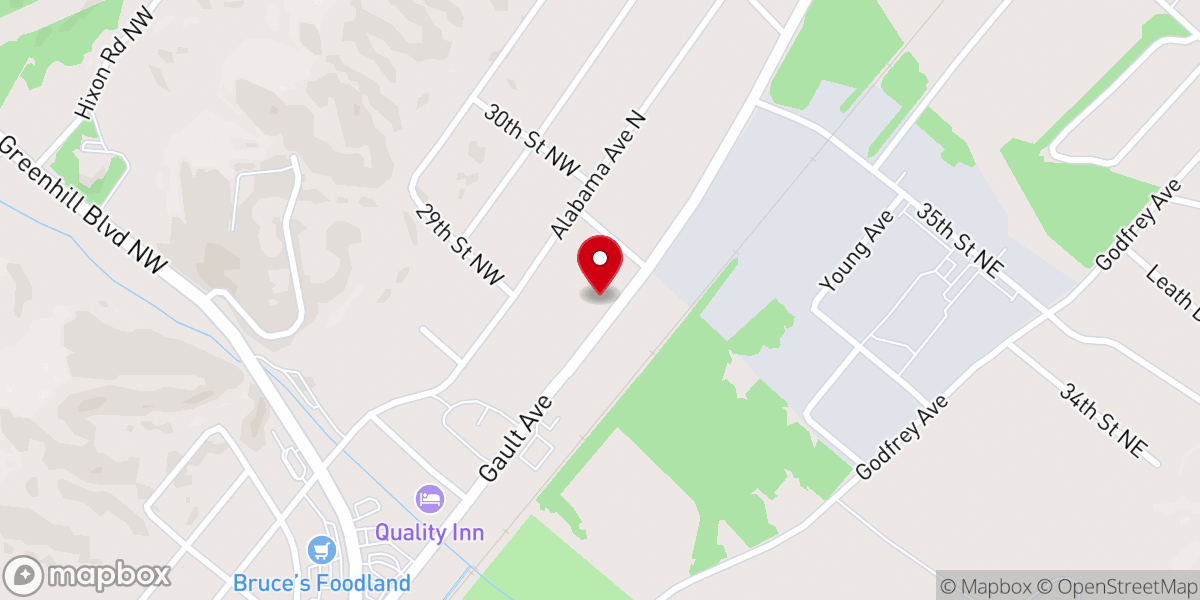 Map showing location of Our Lady of the Valley Catholic