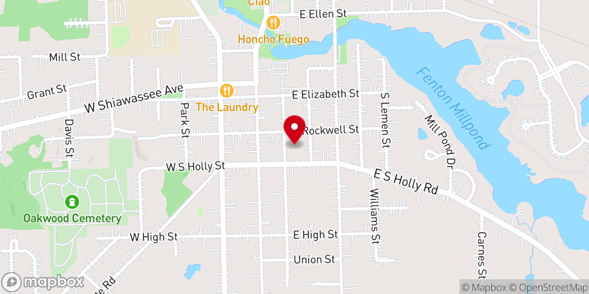 Map showing location of First Church of Christ, Scientist