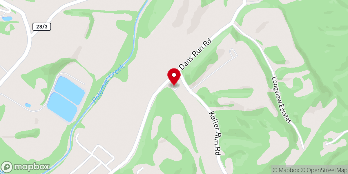 Map showing location of Berean Independent Baptist Church
