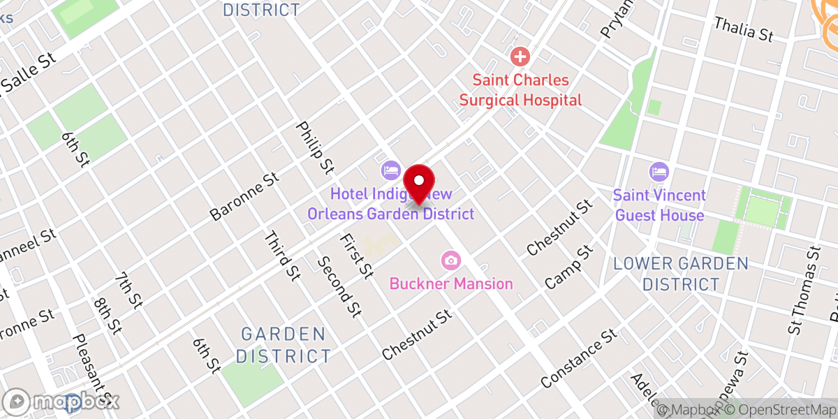 Map showing location of St Mary's Chapel