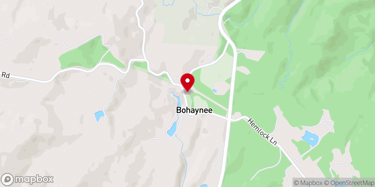 Map showing location of Whitewater Baptist Church