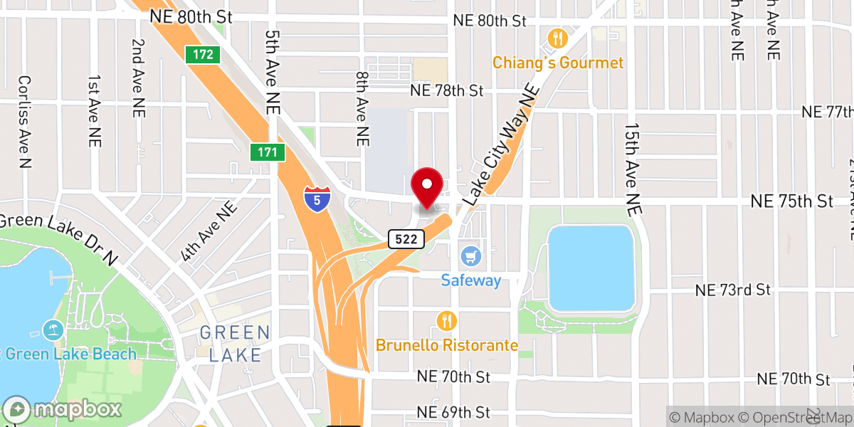 Map showing location of Apostolic Faith Church